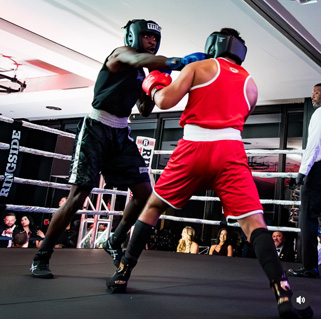 Coach Martinez boxing training